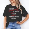 Man Criminal Justice Degree Graduation Or Career Unisex T-Shirt