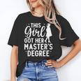 Masters Degree Art For Women Girls Masters Degree Graduation Unisex T-Shirt