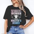 Masters Degree Graduation Art For Women Girls Masters Degree Unisex T-Shirt