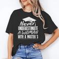 Master's Graduation Shirt For Women With Masters Degree Unisex T-Shirt
