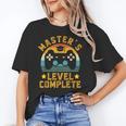 Master's Level Complete Vintage Video Gamer Graduation Unisex T-Shirt