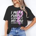 Memory Of Dad Wear Purple Overdose Awareness Unisex T-Shirt Memory Of Dad Wear Purple Overdose Awareness Unisex T-Shirt