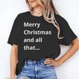 Merry Christmas Sarcastic Phrase For Introvert People Unisex T-Shirt
