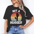 Not A Hugger Cactus Introvert Antisocial Unisex T-Shirt