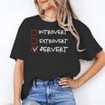 Not Introvert Not Extrovert Pervert Visual Joke Ambivert Unisex T-Shirt Not Introvert Not Extrovert Pervert Visual Joke Ambivert Unisex T-Shirt