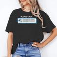 Overthinking In Progress Introvert Please Wait Unisex T-Shirt