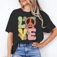 Peace Sign Love Groovy Vibes Costume Nostalgia 1980s Fashion Unisex T-Shirt