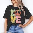 Peace Sign Love Groovy Vibes Costume Nostalgia 1980s Fashion Unisex T-Shirt