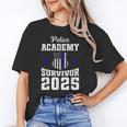 Police Academy Survivor 2025 Graduation Police School Unisex T-Shirt