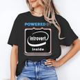 Powered By Introvert Inside Embrace Your Quiet Strength Unisex T-Shirt