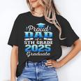 Proud Dad Of 5th Grade Graduate 2025 Elementary Graduation Unisex T-Shirt