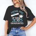 Proud Dad Of Two 2018 Graduates Twin Dads Graduation Unisex T-Shirt