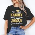 Proud Family Of Two 2023 Graduate Class 2023 Graduation Unisex T-Shirt