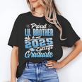 Proud Lil Brother Of 2025 Graduate College Shirt Graduation Unisex T-Shirt