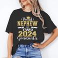 Proud Nephew Of Two 2024 Graduate Class 2024 Graduation Unisex T-Shirt