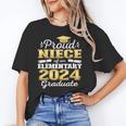 Proud Niece Of 5th Grade Graduate 2024 Elementary Graduation Unisex T-Shirt