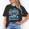 Proud Niece Of Two 2024 Graduate Class 2024 Graduation Unisex T-Shirt