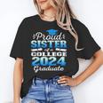 Proud Sister Of 2024 College Graduate Family 24 Graduation Unisex T-Shirt