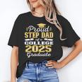 Proud Step Dad Of 2025 College Graduate Family 25 Graduation Unisex T-Shirt