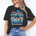 Proud Step Dad Of Kindergarten Graduate 2024 Graduation Step Unisex T-Shirt