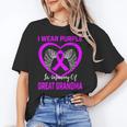 Purple In Memory Of Great Grandma Epilepsy Awareness Graphic Unisex T-Shirt