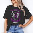 Purple In Memory Of Wife Pancreatic Cancer Awareness Unisex T-Shirt Purple In Memory Of Wife Pancreatic Cancer Awareness Unisex T-Shirt