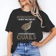 Quail Bird Lover Introvert Quail Unisex T-Shirt Quail Bird Lover Introvert Quail Unisex T-Shirt