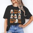 Read Boo KS Read More Bo KS Cute Ghost Reading Book Unisex T-Shirt
