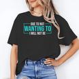 Reluctant Introvert Anti-Social Indifferent Due To Not Wanting To I Will Not Be Unisex T-Shirt Reluctant Introvert Anti-Social Indifferent Due To Not Wanting To I Will Not Be Unisex T-Shirt