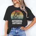 Retro Antisocial Butterfly Shirt For Introverts Unisex T-Shirt Retro Antisocial Butterfly Shirt For Introverts Unisex T-Shirt