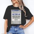 Retro Computer Dialog Box 90s Desktop Interface Nostalgia Unisex T-Shirt