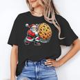 Santa Holding Cookie Xmas Baker Introvert Christmas Unisex T-Shirt Santa Holding Cookie Xmas Baker Introvert Christmas Unisex T-Shirt
