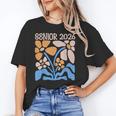 Senior 2026 Retro Groovy Flowers Graduation Unisex T-Shirt