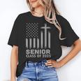 Senior Class Of 2025 USA Flag Cross Christian Graduation Unisex T-Shirt