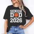 Senior Dad Class Of 2026 Cute Basketball Dad Graduation 2026 Unisex T-Shirt