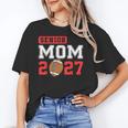 Senior Football Mom 2027 Team Class Of 2027 Graduation Mom Unisex T-Shirt