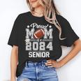 Senior Mom Class Of 2024 Football Proud Mom Graduation Unisex T-Shirt