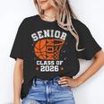 Senior Mom Class Of 2026 Basketball Graduation Unisex T-Shirt