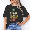 This Is My Sigma Shirt Male Lone Wolf Minimalist Introvert Unisex T-Shirt