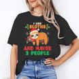 Sloth For Sloth Lover Men Women Kids Introverts Unisex T-Shirt Sloth For Sloth Lover Men Women Kids Introverts Unisex T-Shirt