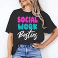 Social Worker Work Coworkers Best Friend Graduation MSW Unisex T-Shirt