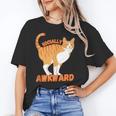 SOCIALLY AWKWARD FUNNY CAT ANTISOCIAL INTROVERT WEIRD Unisex T-Shirt