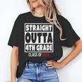 Straight Outta 4th Grade Class Of 2026 Shirt Graduation Unisex T-Shirt