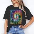 Straight Outta 5th Grade Class Of 2022 School Graduation Unisex T-Shirt