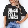 Straight Outta Law School Future Lawyer Graduation Unisex T-Shirt