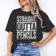 Straight Outta Pencils Shirt Kids Boy Girl School Graduation Unisex T-Shirt