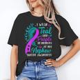 Suicide Awareness I Wear Teal Purple In Memory Of My Nephew Unisex T-Shirt