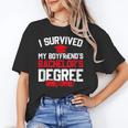 I Survived My Boyfriend's Bachelor's Degree Graduation Unisex T-Shirt