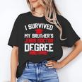 I Survived My Brother's Juris Doctor Degree Graduation Unisex T-Shirt