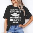 I Survived My Daughter's Engineering Degree Graduation Unisex T-Shirt